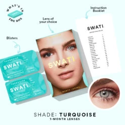 Turquoise - 1 Month -Daily Lens World Turquoise 5631912a d9ac 43d4 945f 8a665cdf6585