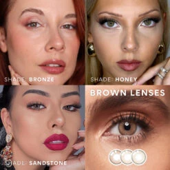 Lenses Trial Pack -Daily Lens World UGC EYES Brown Lenses copy