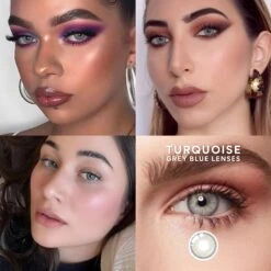 Blue Lenses Bundle - 1 Month -Daily Lens World UGC EYES Turquoise2