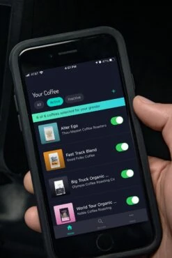 LUCCA Atom 75 Espresso Grinder -Daily Lens World new TrueGrindapp 6 coffees library